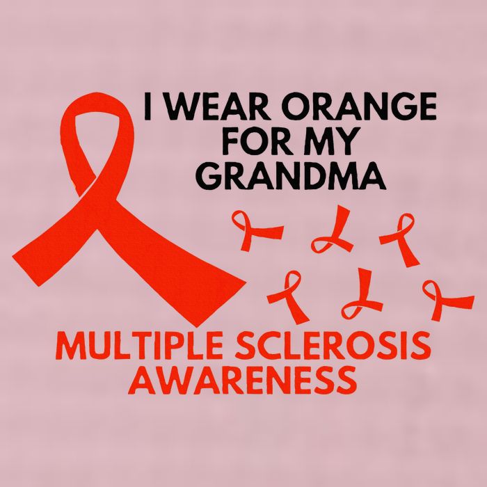 I Wear Orange For My Grandma Multiple Sclerosis Ms Awareness 25L Jumbo Tote