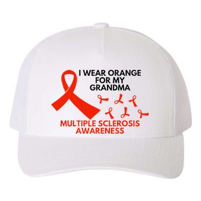 I Wear Orange For My Grandma Multiple Sclerosis Ms Awareness Yupoong Adult 5-Panel Trucker Hat
