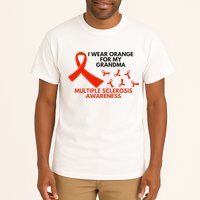 I Wear Orange For My Grandma Multiple Sclerosis Ms Awareness Tall T-Shirt