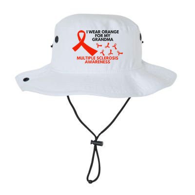 I Wear Orange For My Grandma Multiple Sclerosis Ms Awareness Bucket Hat