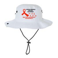 I Wear Orange For My Grandma Multiple Sclerosis Ms Awareness Bucket Hat