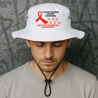 I Wear Orange For My Grandma Multiple Sclerosis Ms Awareness Bucket Hat