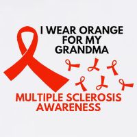 I Wear Orange For My Grandma Multiple Sclerosis Ms Awareness Bucket Hat