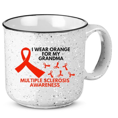 I Wear Orange For My Grandma Multiple Sclerosis Ms Awareness 15oz Campfire Ceramic Mug