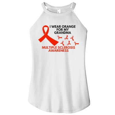 I Wear Orange For My Grandma Multiple Sclerosis Ms Awareness Women's Perfect Tri Rocker Tank