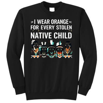 I Wear Orange For Every American Native Child Indian Pride Sweatshirt