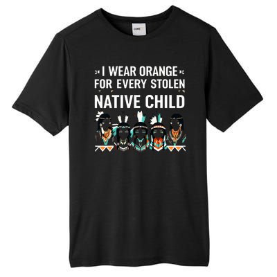 I Wear Orange For Every American Native Child Indian Pride Tall Fusion ChromaSoft Performance T-Shirt