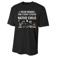 I Wear Orange For Every American Native Child Indian Pride Performance Sprint T-Shirt