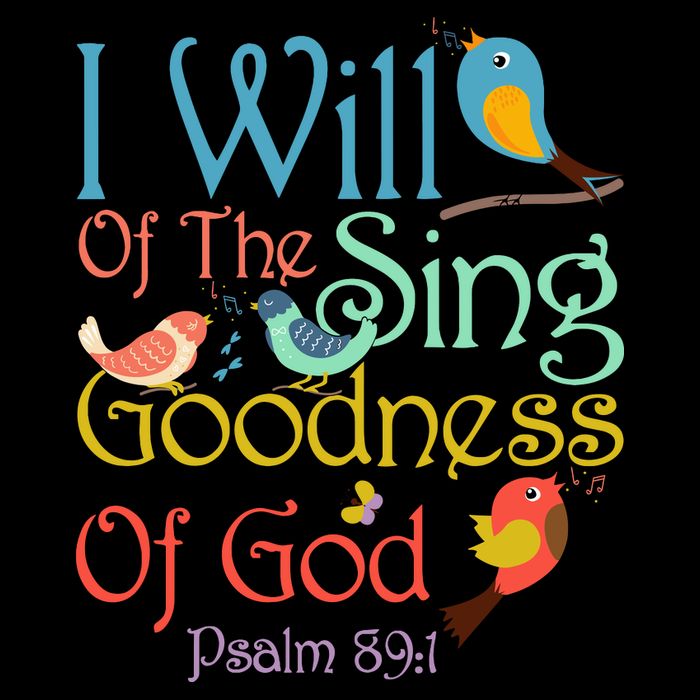I Will Of The Sing Of The Goodness Ofgod Christian Bird 16 in Basic Backpack