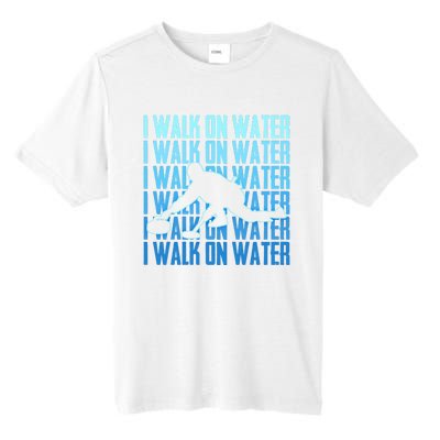 I Walk On Water Curling Cute Gift Tall Fusion ChromaSoft Performance T-Shirt