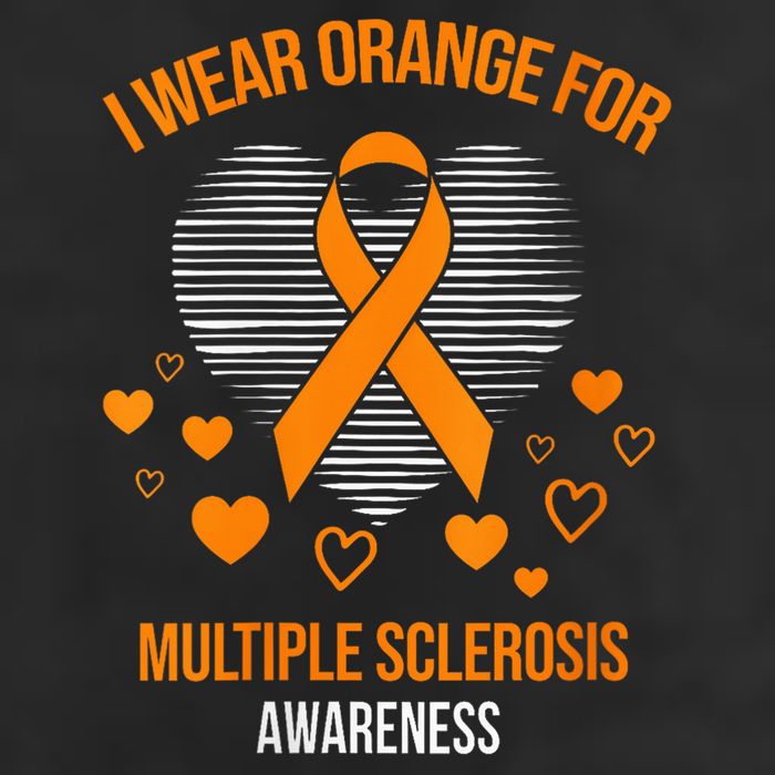 I Wear Orange Ribbon Heart Cool Multiple Sclerosis Awareness 11oz C Handle Ceramic Mug