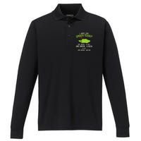 I Was One Under Today Golfer Golf Lover Golfing Performance Long Sleeve Polo