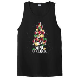 Its Wine O Clock Christmas Tree PosiCharge Competitor Tank