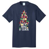 Its Wine O Clock Christmas Tree Tall T-Shirt