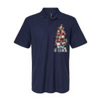 Its Wine O Clock Christmas Tree Softstyle Adult Sport Polo