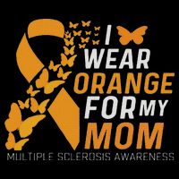 I Wear Orange For My Moms Ms Multiple Sclerosis Awareness Sustainable Bucket Hat