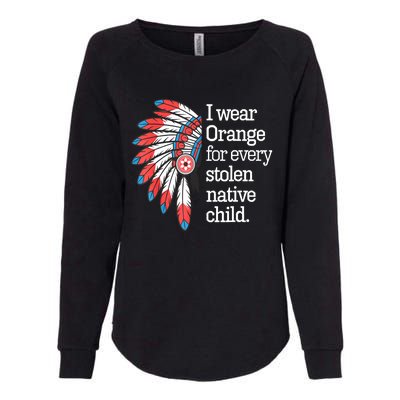 I Wear Orange For Every American Native Child Womens California Wash Sweatshirt