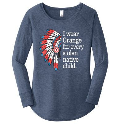 I Wear Orange For Every American Native Child Women's Perfect Tri Tunic Long Sleeve Shirt