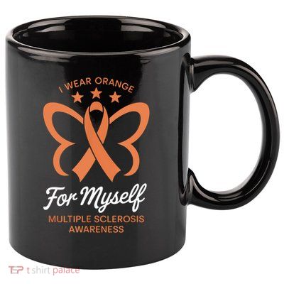 I Wear Orange For Myself Awareness 11oz C Handle Ceramic Mug