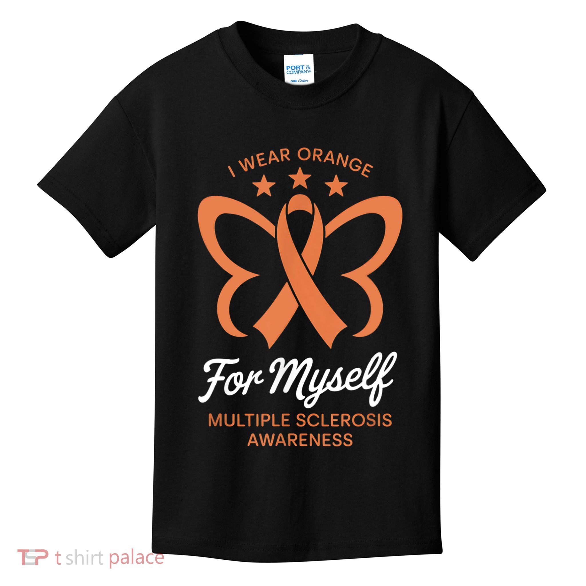 I Wear Orange For Myself Awareness Kids T-Shirt