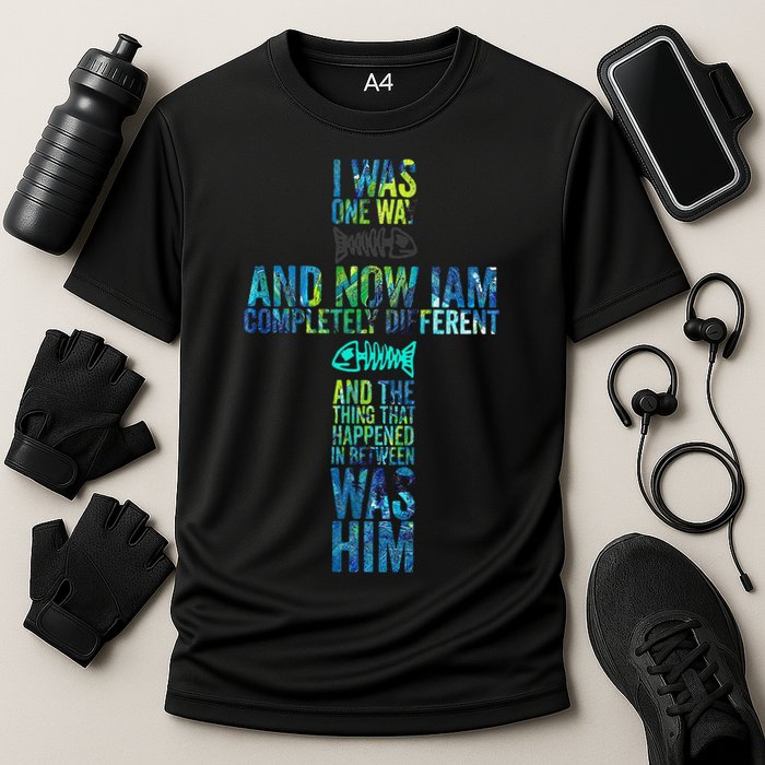I WAS ONE WAY THE CHOSEN Cooling Performance Crew T-Shirt