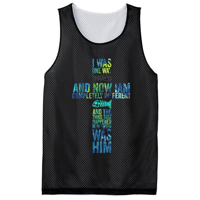I WAS ONE WAY THE CHOSEN Mesh Reversible Basketball Jersey Tank