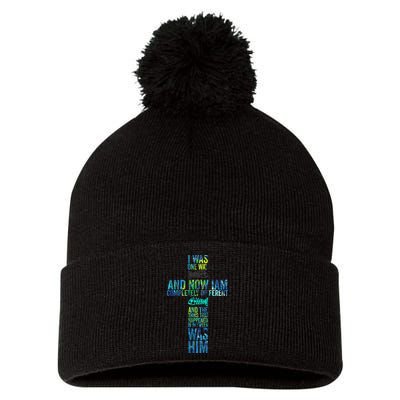I WAS ONE WAY THE CHOSEN Pom Pom 12in Knit Beanie