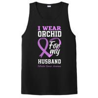 I Wear Orchid For My Husband Testicular Cancer Awareness PosiCharge Competitor Tank