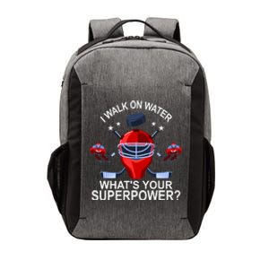 I Walk On Water What´s Your Superpower Ice Hockey Gift Vector Backpack