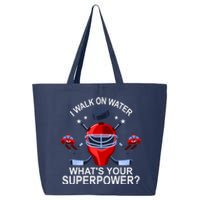 I Walk On Water What´s Your Superpower Ice Hockey Gift 25L Jumbo Tote