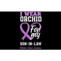 I Wear Orchid For My SonInLaw Testicular Cancer Awareness Bumper Sticker