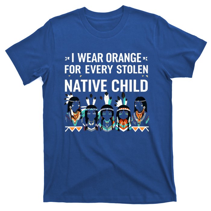 I Wear Orange For Every American Native Child Indian Pride T-Shirt