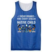 I Wear Orange For Every American Native Child Indian Pride Mesh Reversible Basketball Jersey Tank