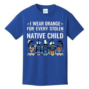 I Wear Orange For Every American Native Child Indian Pride Kids T-Shirt