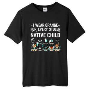 I Wear Orange For Every American Native Child Tall Fusion ChromaSoft Performance T-Shirt