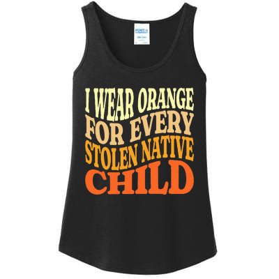 I Wear Orange For Every American Native Child Indian Pride Ladies Essential Tank