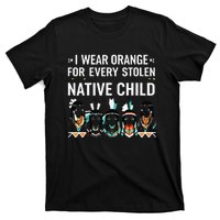 I Wear Orange For Every American Native Child Indian Pride T-Shirt