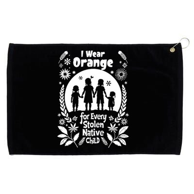 I Wear Orange For Every American Native Child Indian Pride Grommeted Golf Towel