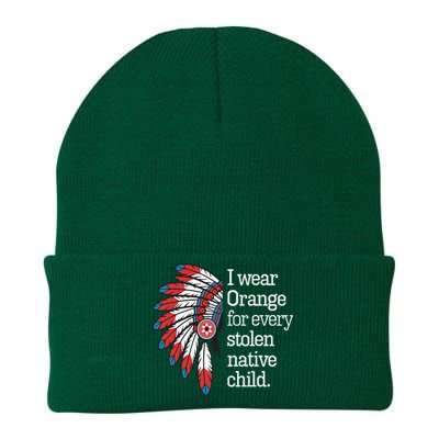 I Wear Orange For Every American Native Child Knit Cap Winter Beanie