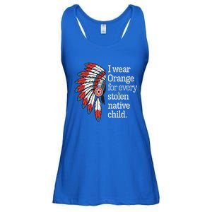 I Wear Orange For Every American Native Child Ladies Essential Flowy Tank