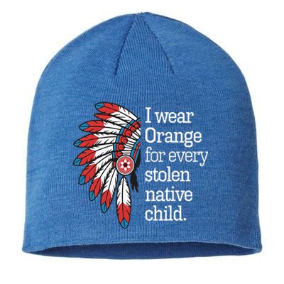 I Wear Orange For Every American Native Child Sustainable Beanie