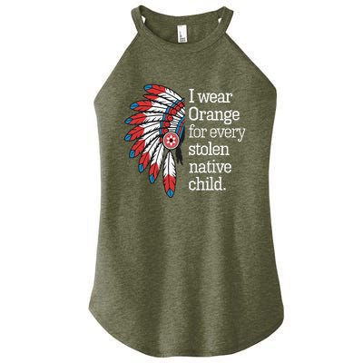 I Wear Orange For Every American Native Child Women's Perfect Tri Rocker Tank