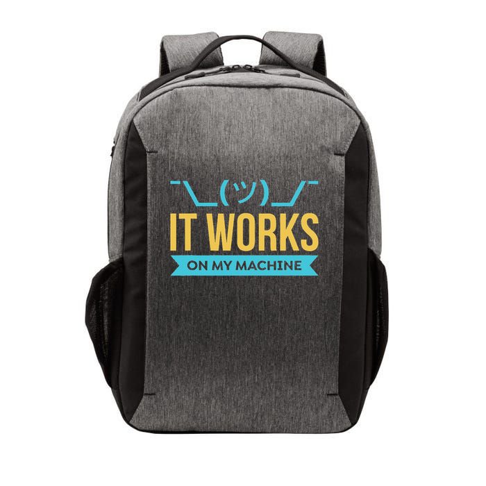 It Works On My Machine Programming Vector Backpack