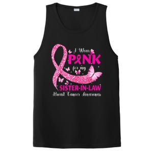 I Wear Pink For My Sister-In-Law Breast Cancer Awareness PosiCharge Competitor Tank