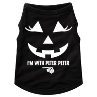 I'm With Peter Peter Skeleton Hand Pointing Matching Halloween Doggie Tank