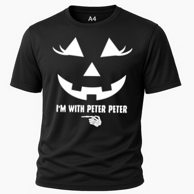 I'm With Peter Peter Skeleton Hand Pointing Matching Halloween Performance Shirt