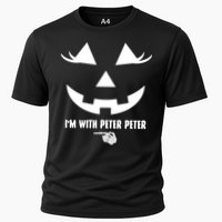I'm With Peter Peter Skeleton Hand Pointing Matching Halloween Performance Shirt