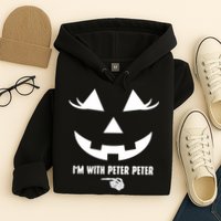 I'm With Peter Peter Skeleton Hand Pointing Matching Halloween Hoodie