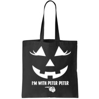 I'm With Peter Peter Skeleton Hand Pointing Matching Halloween Bag
