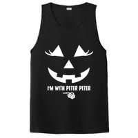 I'm With Peter Peter Skeleton Hand Pointing Matching Halloween PosiCharge Competitor Tank